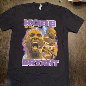 Next Level Apparel Black Graphic Tee with Purple Accents